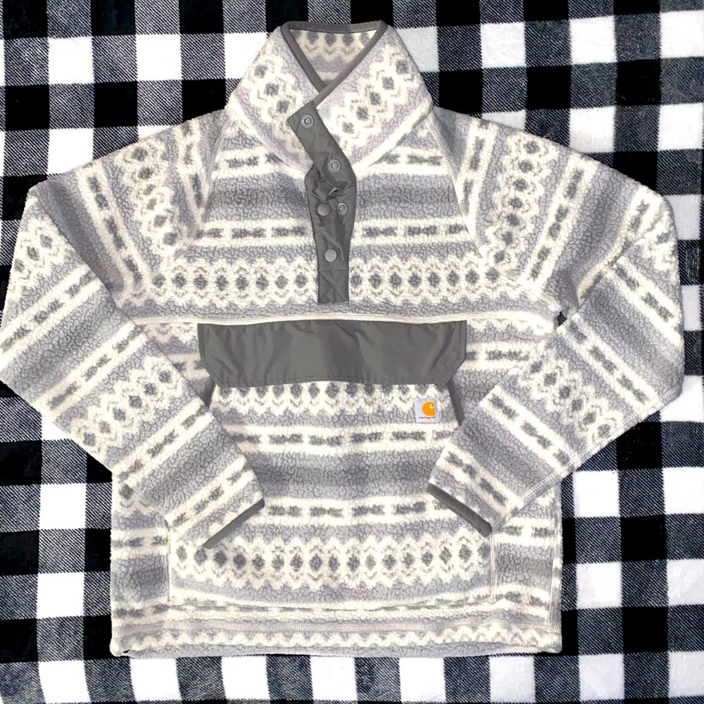 Womens Carhartt Fuzzy Sweater SZ S